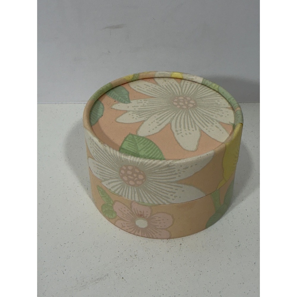 Vintage Clinique Blended Face Powder Floral Box Transparency 2 Collectible 90's